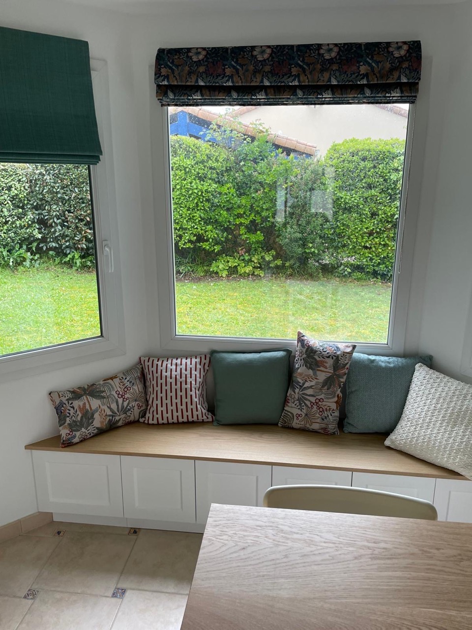 Bow-window finalisé après transformation