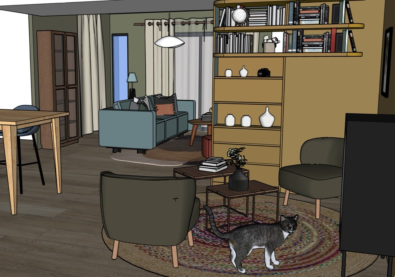 Pièce de vie Mareuil sur Lay